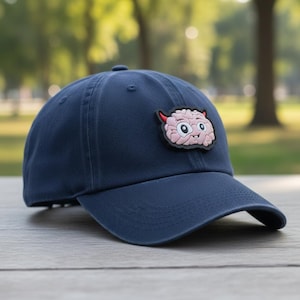 Mini 3D Pvc Rubber Patch Brain Power: Mini Patches Artwork