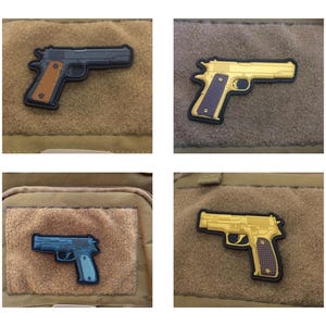 Parche de moral táctico negro M1911 P226 accesorios uspsa Adecuado para bolso y chaqueta