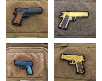 Tactical Morale Patch Black M1911 P226 uspsa accessories Suitable for Bag and Jacket