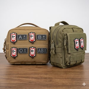 Bloedgroep medicus Persoonlijke ID-tag: medische ID, EDC-hulpmiddel voor noodgevallen