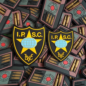 Toppa morale tattica in PVC IPSC con distintivo in tessuto per berretto, toppa da tiro