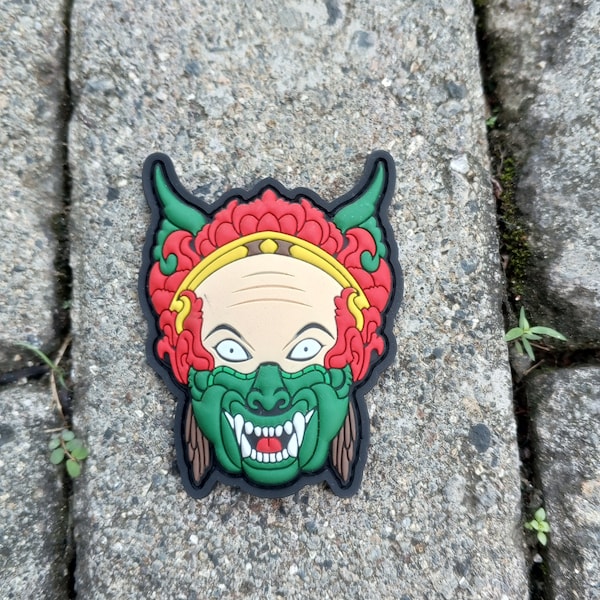 Cyber Oni  PVC Patches