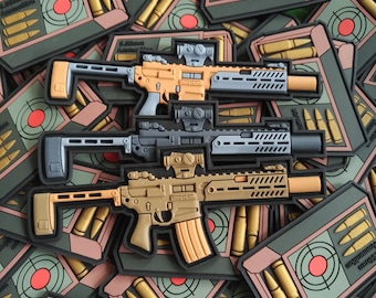 3D Pvc MCX Rattler Rifle Patch - Tactical Military Airsoft Patches