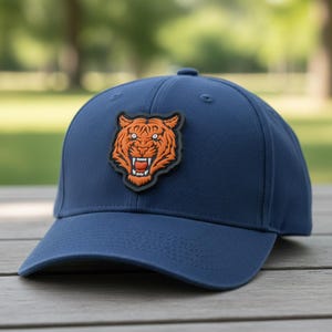 Tactische moraalpatch Tijgerkop minipatches: oranje Ranger Eye-badge