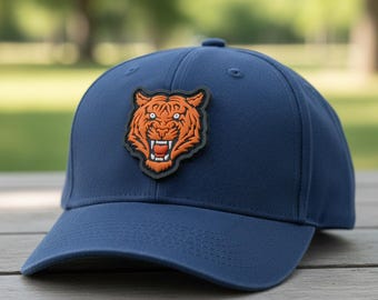 Tactical Morale Patch Tiger Head Mini Patches : Orange Ranger Eye Badge