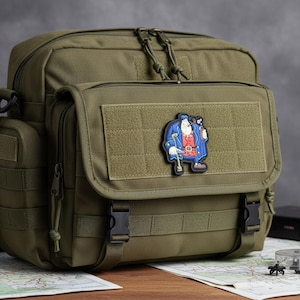 Tactical Morale Patch Blue Drunken 3D Anime Pirate Badge for Bag and Jacket