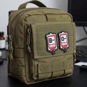 Blood Type id Patch Medical Blood Patches | EDC Tool