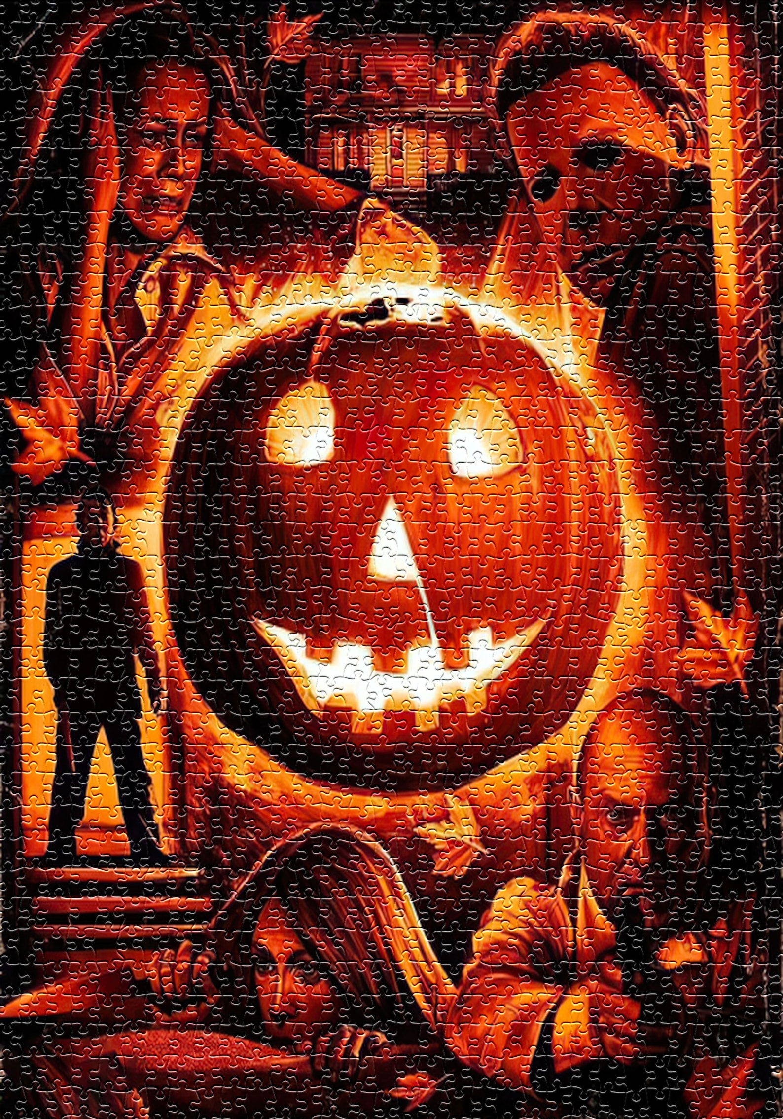 Horror Halloween 1000 Piece Jigsaw Puzzle Premium Jigsaw Etsy
