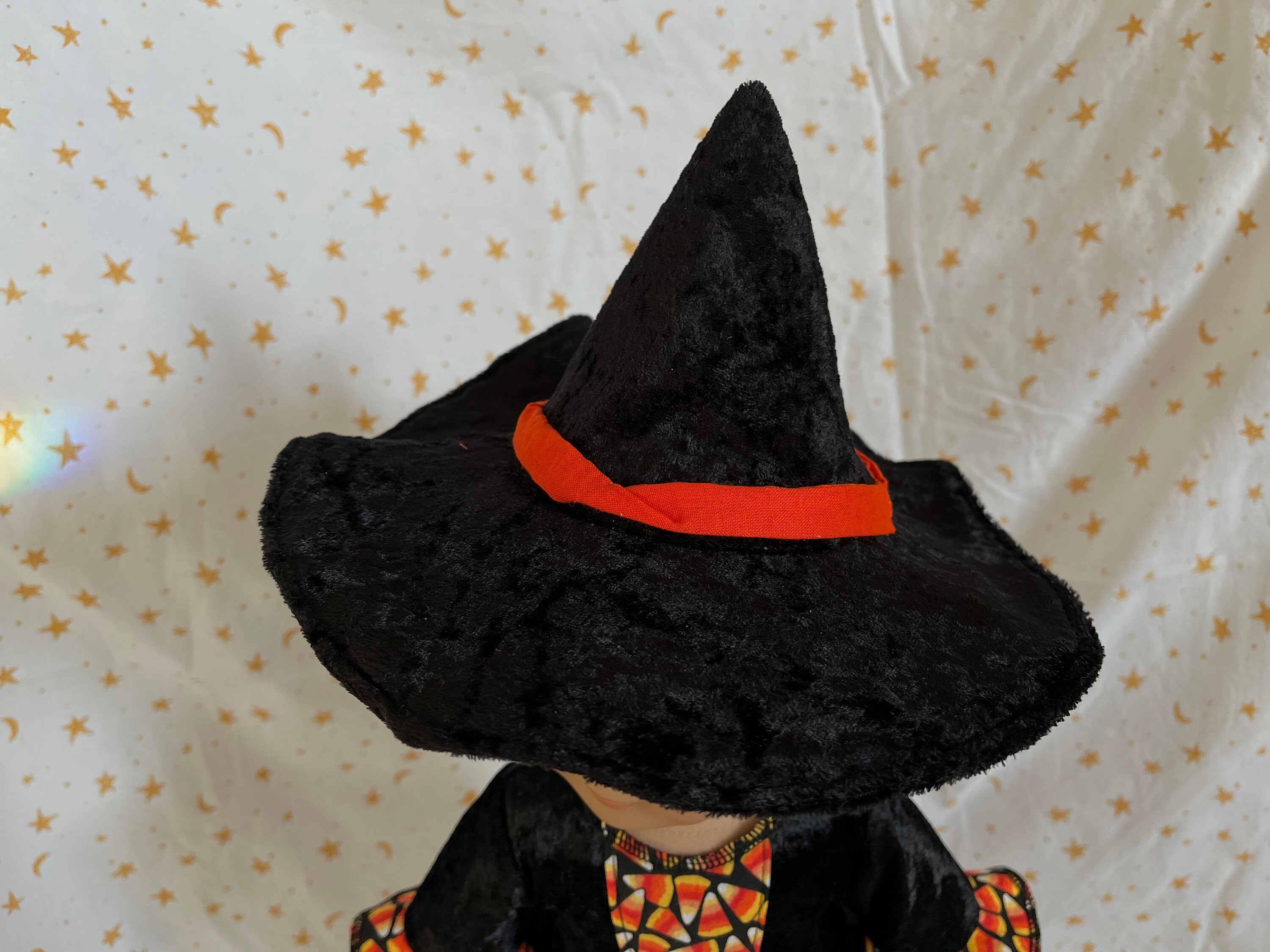 DUORUIMI Vestito Da Strega Di Halloween Con Cappello Per Bambola American Girl 18 Pollici – Abito Da Gioco Per Bambole