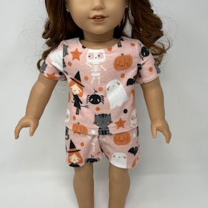 Pink Pajama Set for 18 inch dolls