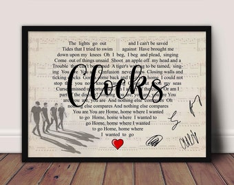 Coldplay Canvas Etsy
