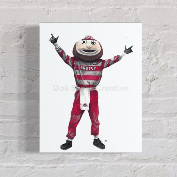 Brutus Buckeye - Ohio State University Mascot