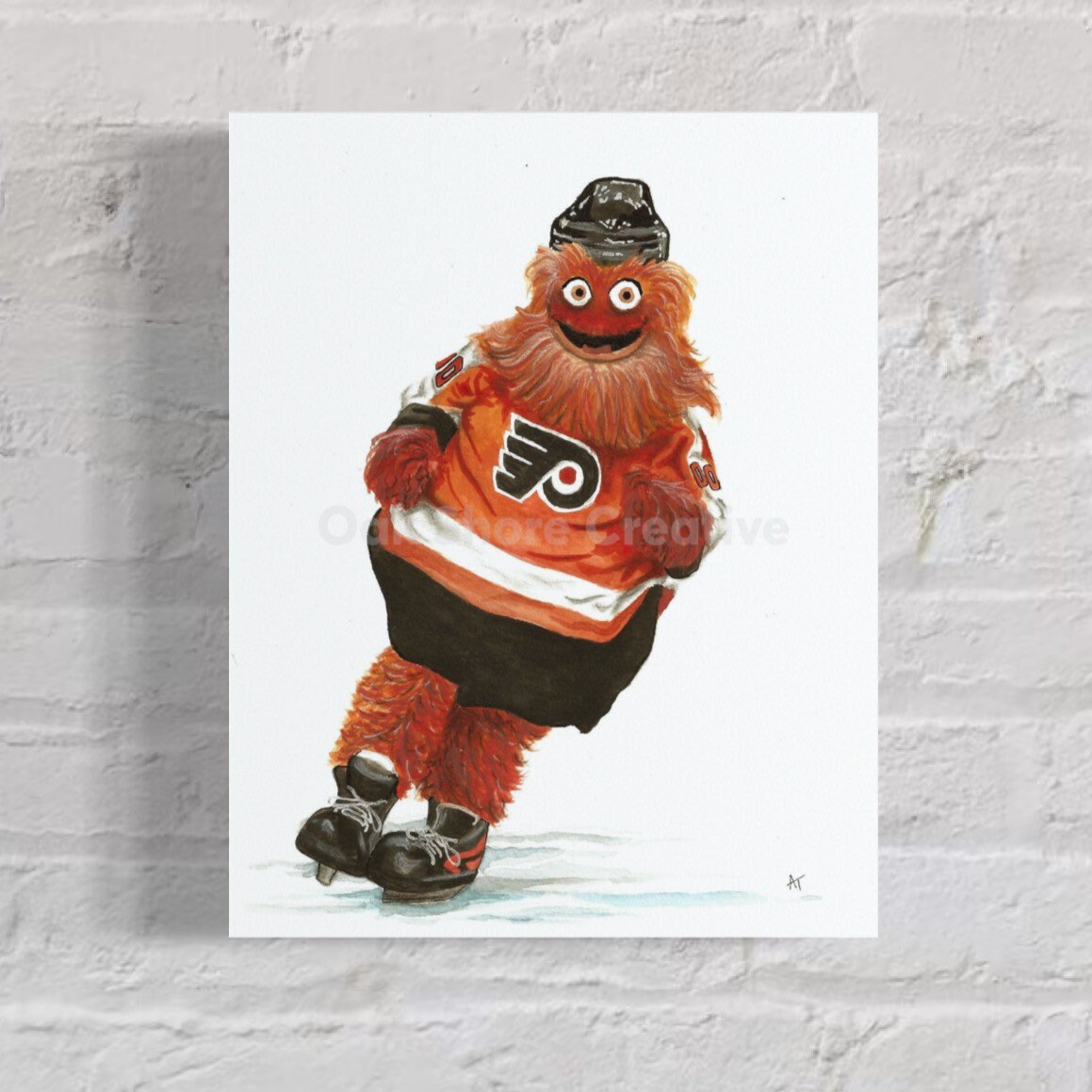 Philadelphia Flyers Mascot Gritty | Art Print
