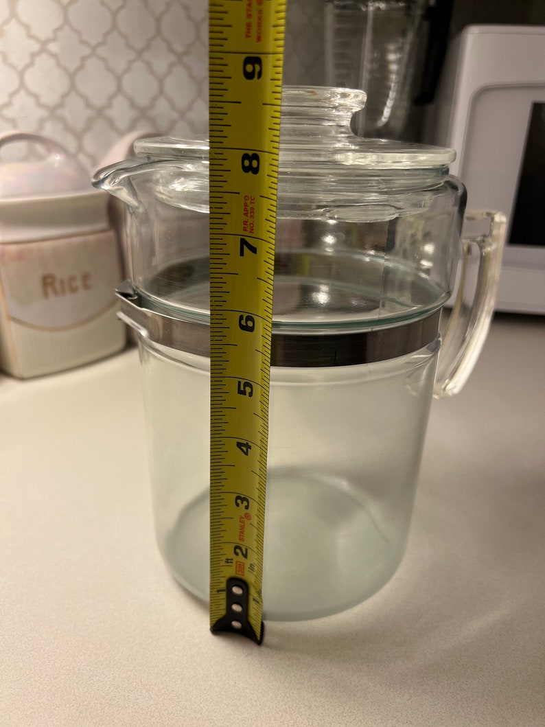 Vintage Glass Pyrex Coffee Pot 7829B Etsy