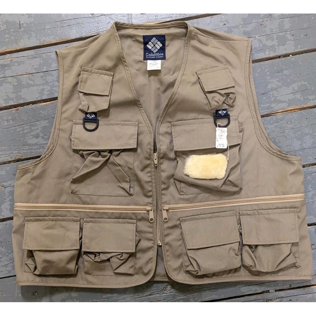 Vintage Fishing Vest - Etsy