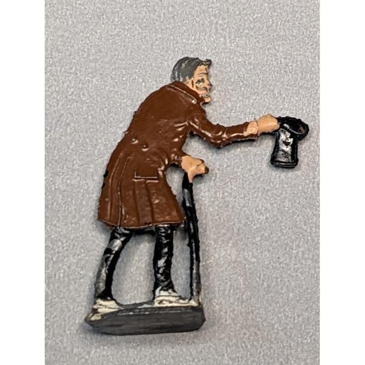 Plats d'étain - Zinnfiguren Heinrichsen - 32 pièces - La cour de