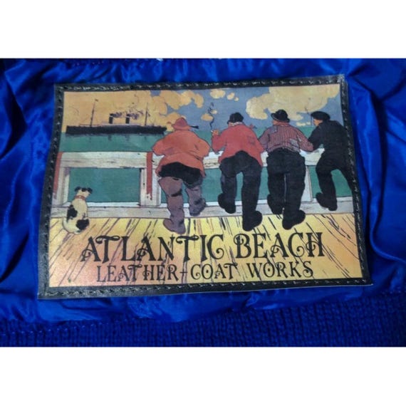 Vintage Women's Small Leather Patchwork Colorbloc… - image 5