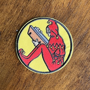 Reading Jester Embroidered Patch