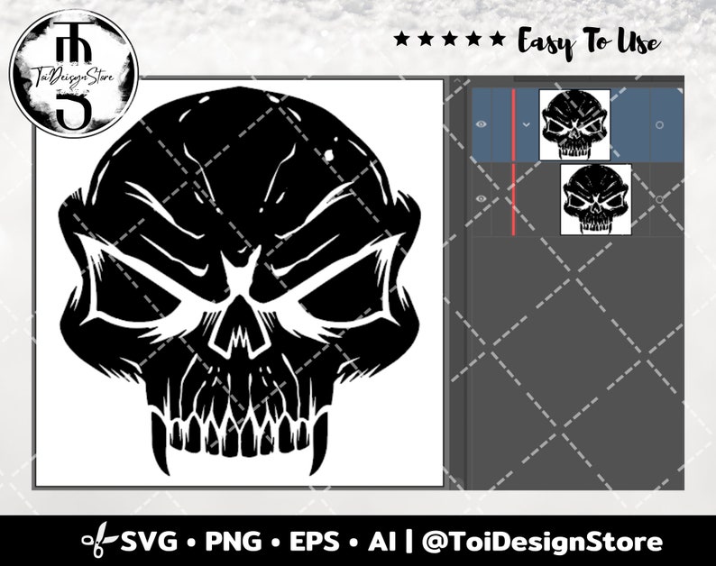 Dracula Skull Svg Vampire Svg Skull SVG Vampire Cut File Horror Cut