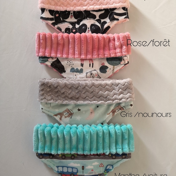 Snood, tour de cou, écharpe enfant, tissu minky oeko-tex ultra doux, cadeau bébé, cadeau enfant, accessoires mode bébé