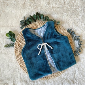 Baby reversible shepherd&#39;s vest