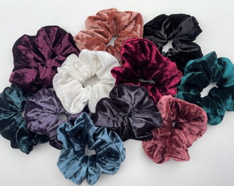 Crushed Velvet Scrunchies