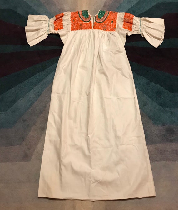Vintage Embroidered Maxi Dress