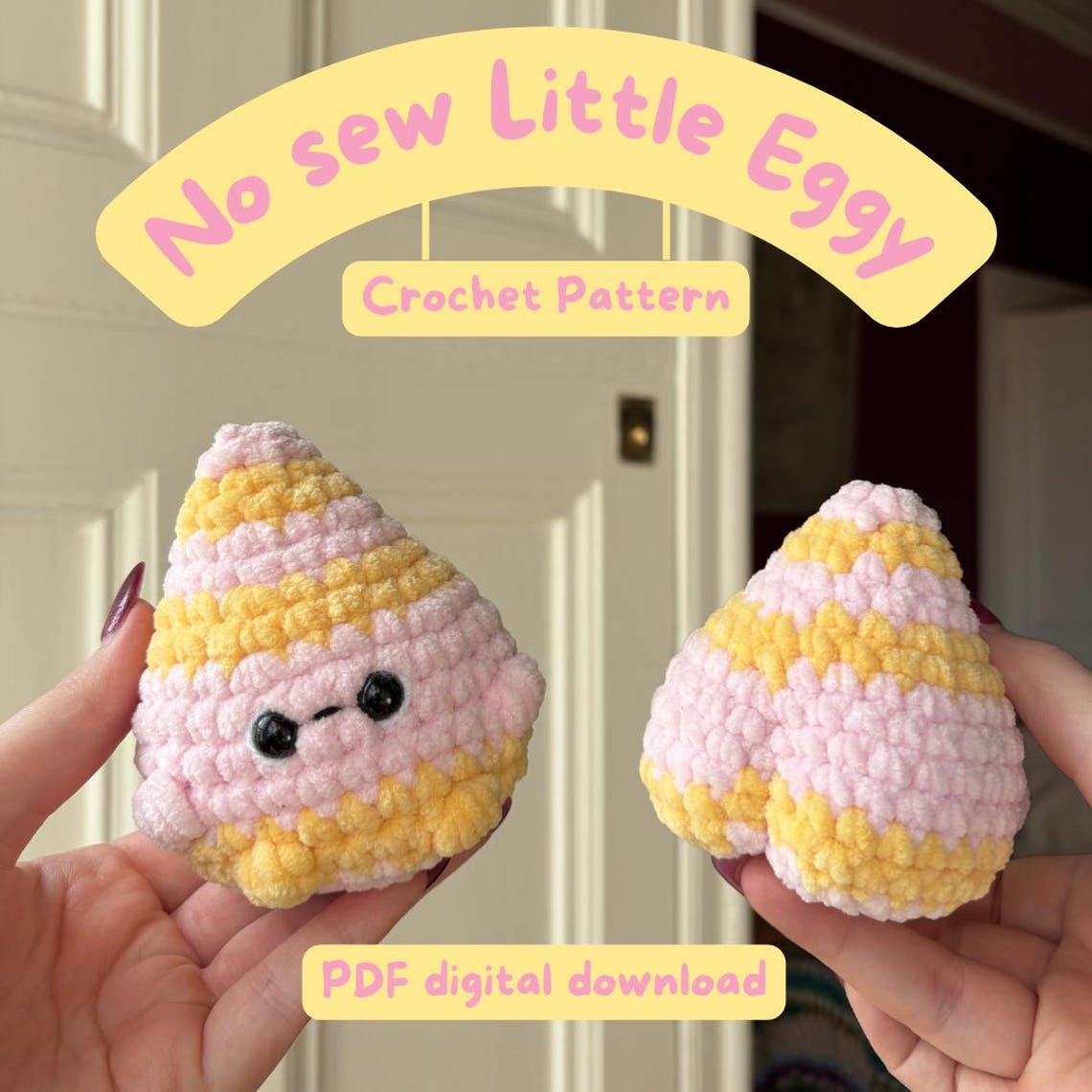 Easter Egg Crochet Pattern - PDF Pattern - Etsy