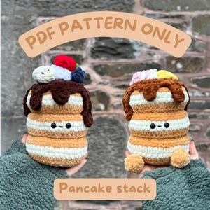 Pancake Stack Crochet Pattern - PDF Pattern