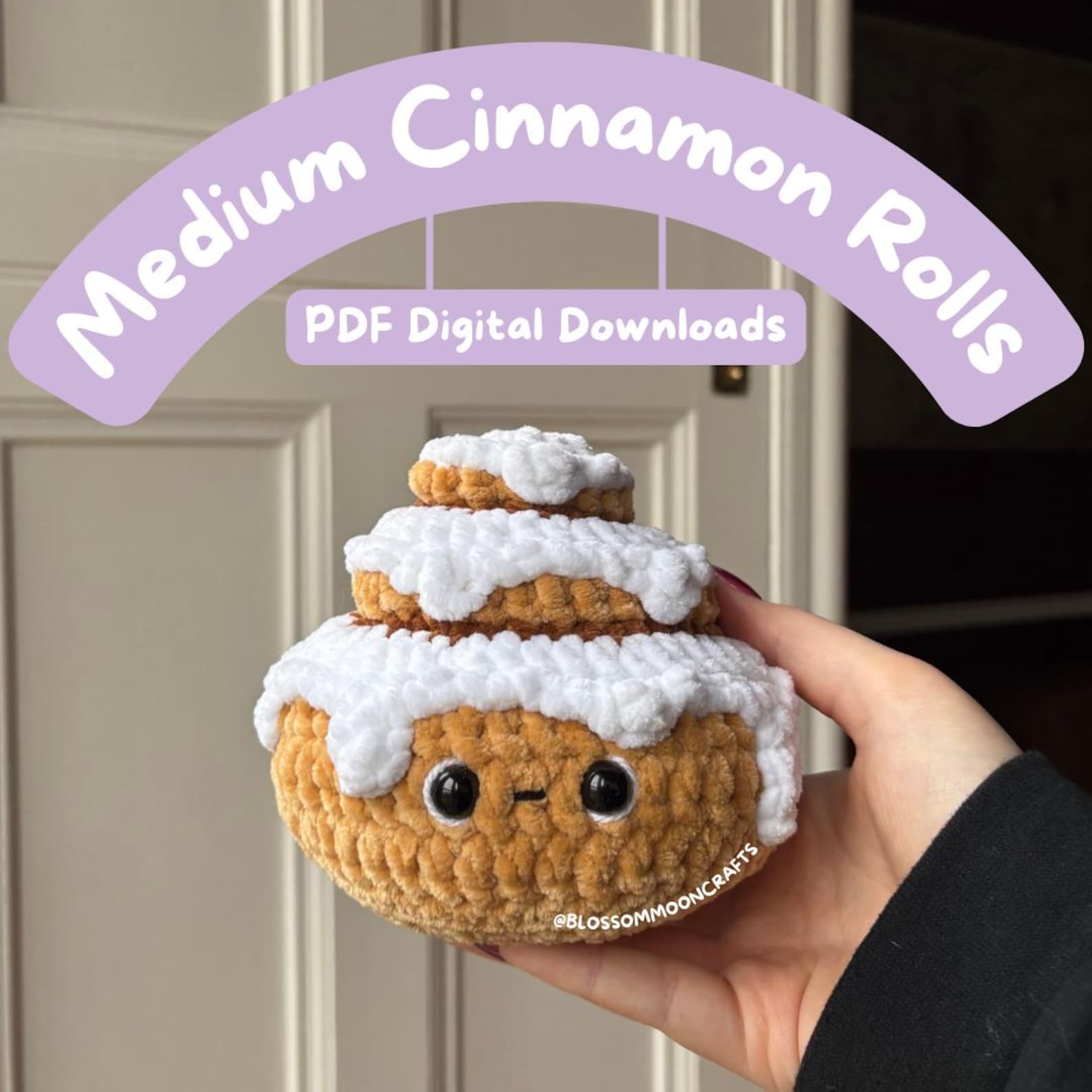 Cinnamon Roll Crochet Pattern Bundle - PDF Pattern - Amigurumi Food - Etsy