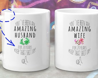 You’ve Been An Amazing Husband and Wife Mug Set - Custom Anniversary Gift, Funny Husband Gift Idea, Valentine's Day Gift Mug, Wedding Gift