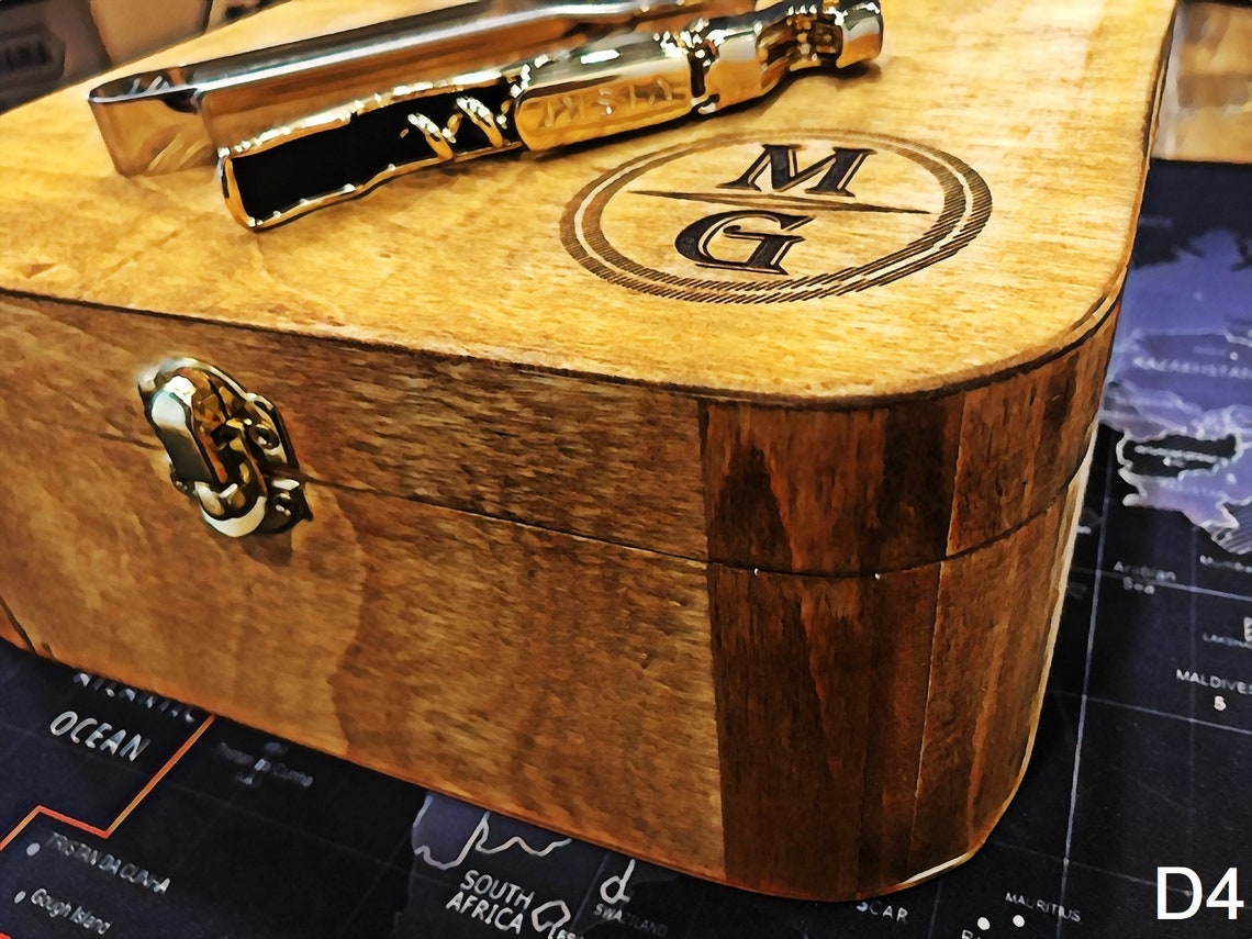 Personalized Cigar Box Engraved for husband father Etsy
