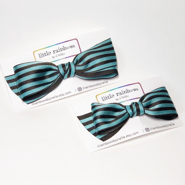 4pcs Toddler Girls Plaid Pattern Bow Decor Alligator Hair Clip