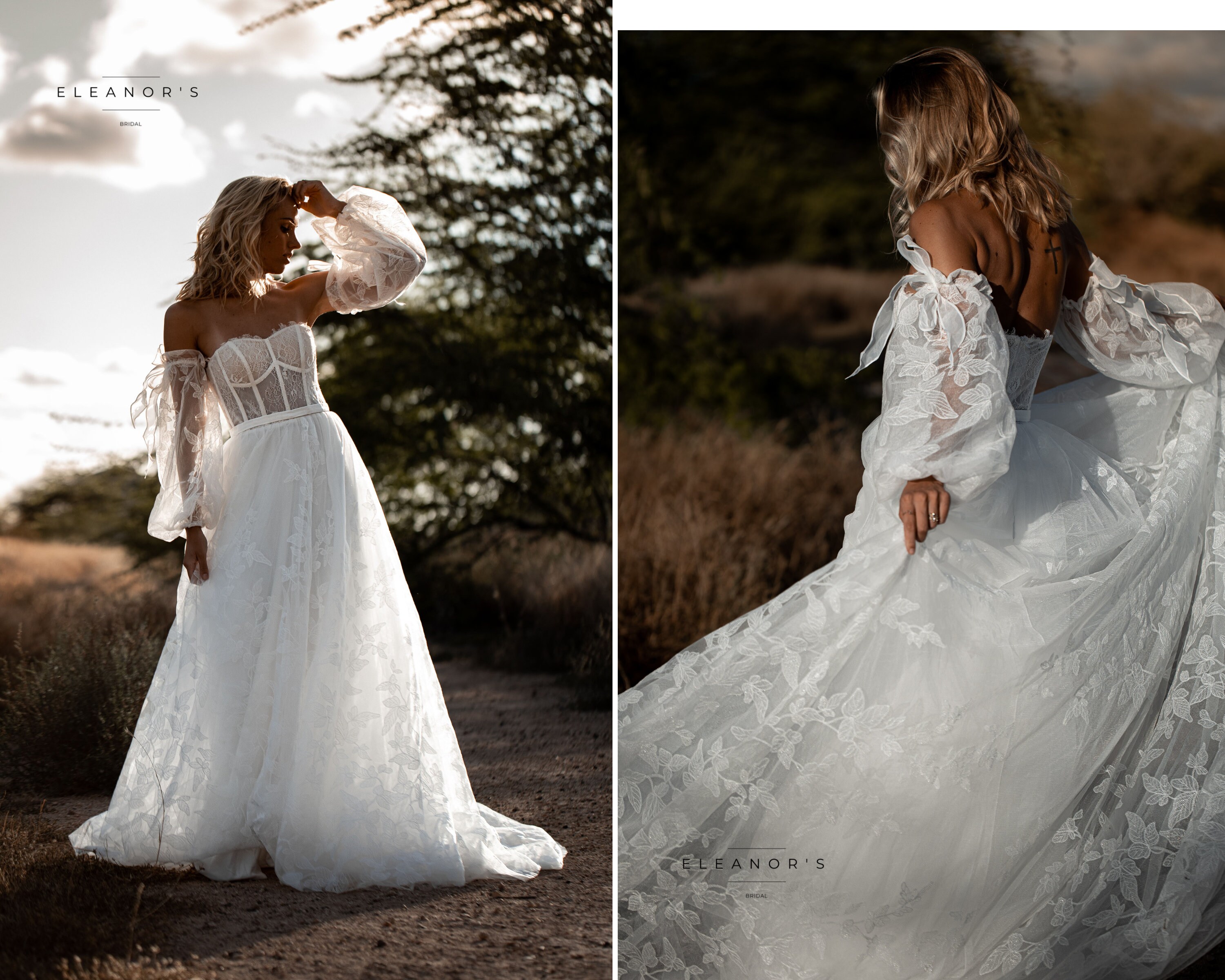 Ophelia High End Luxury Wedding Dress by Eleanor's Etsy