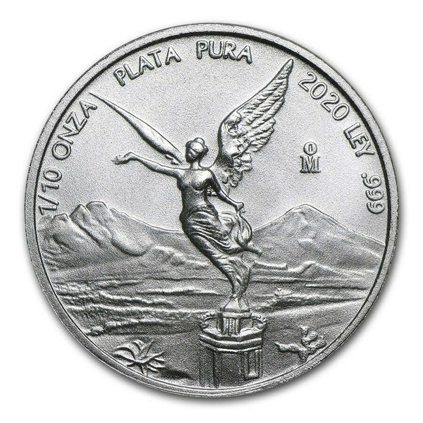 2020 Mexico 1/10 oz Silver Libertad BU (ENCAPSULATED)