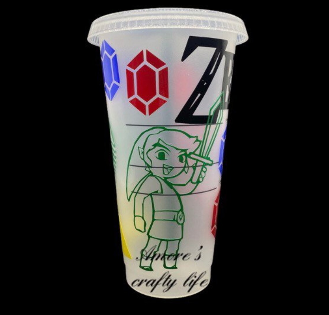 Zelda Starbucks cup Zelda cup Zelda reusable cup Etsy