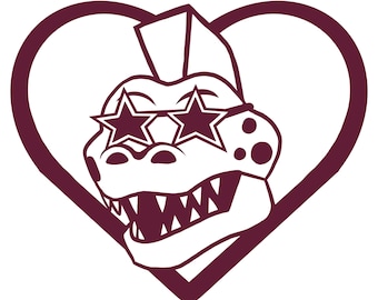 Cinque notti al Freddy's Glamrock Monty Sticker Decal