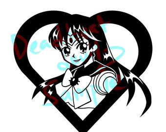 Sailor Moon Sailor Mars Rei Hino Decal Sticker
