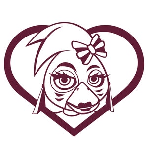 Five Nights at Freddy’s Glamrock Chica Sticker Decal