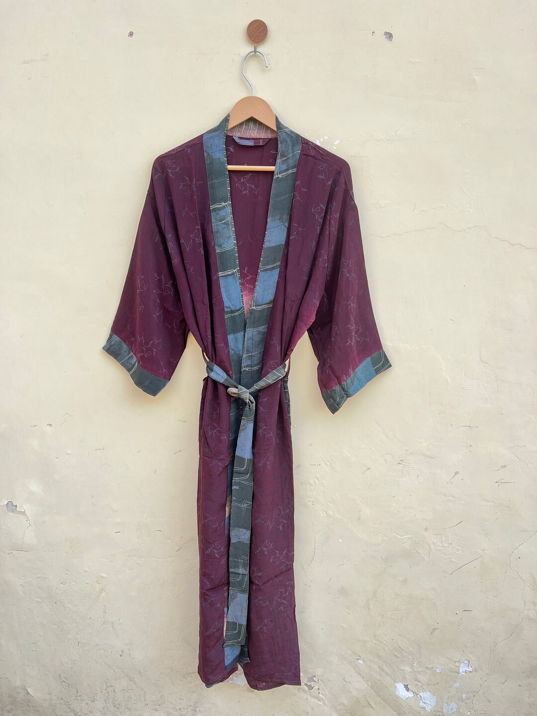 Preety Wine Colour Bridemaid Robe Women's Clothinggifts - Etsy