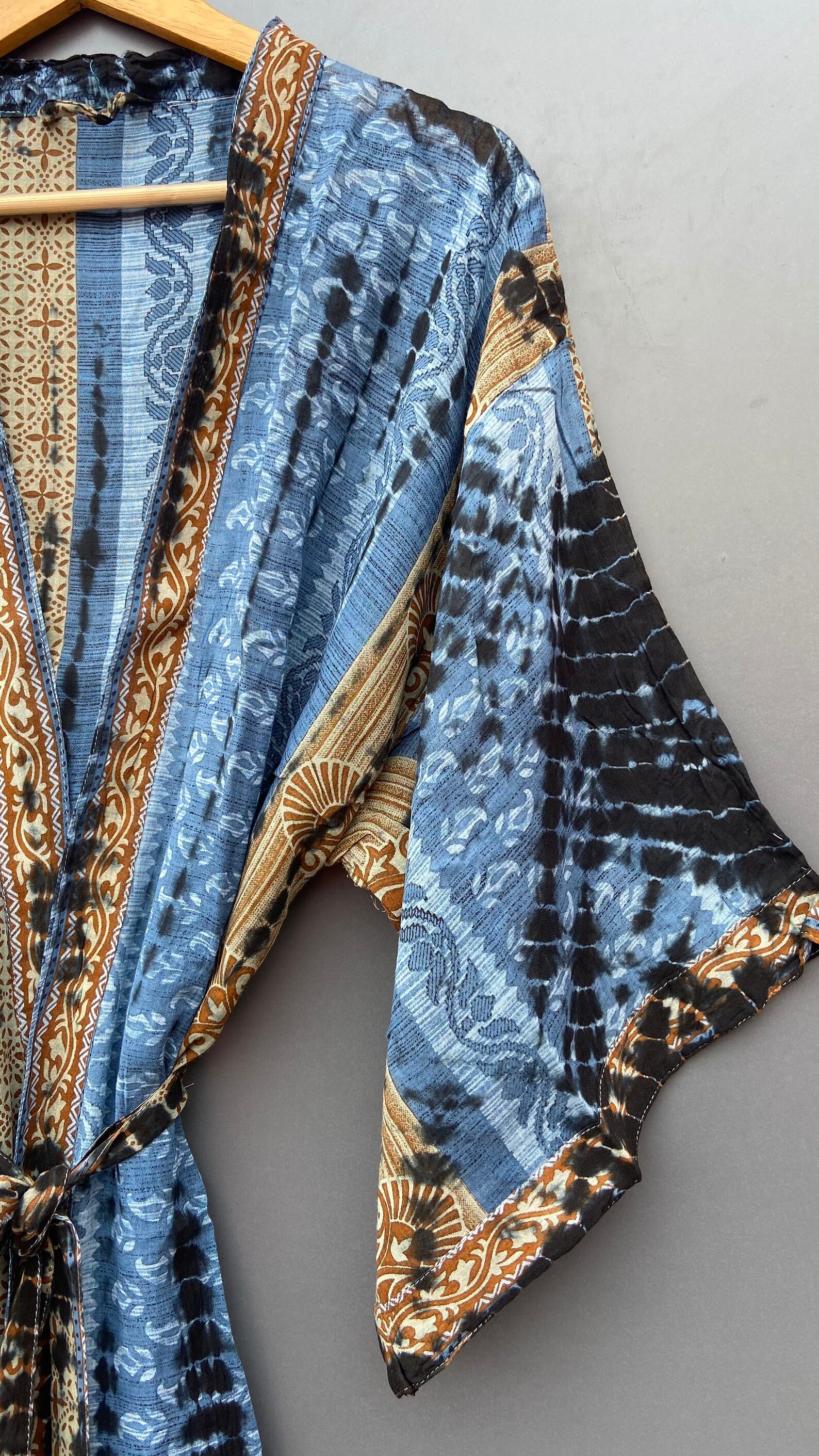 Tie Dye robe Tie Dye Kimono Robe Festival Clothing Boho Etsy