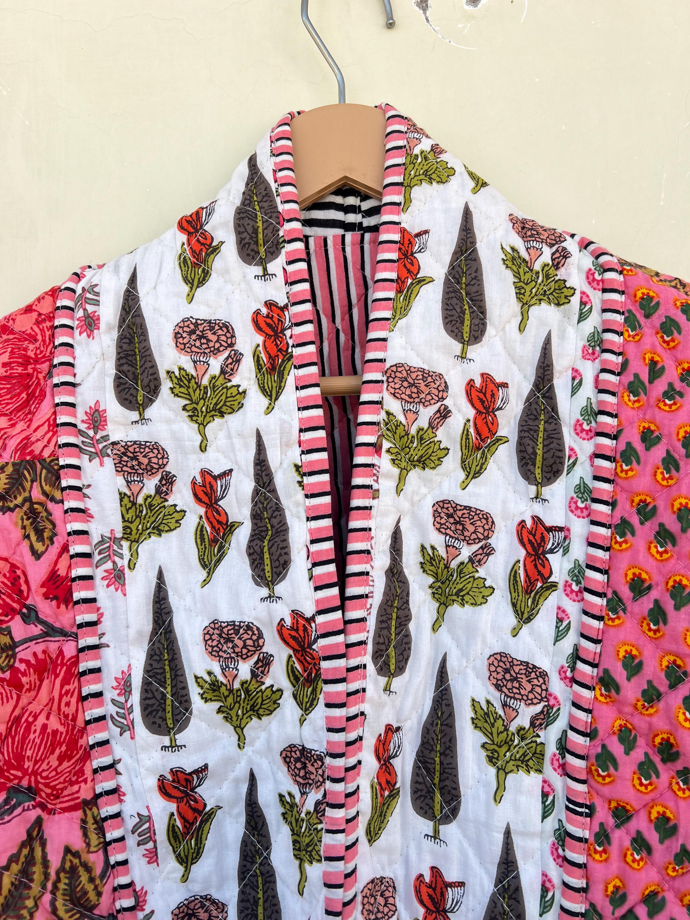 ファッション/通販 Vintage 花柄 リバーシブル ジャケット デザイン