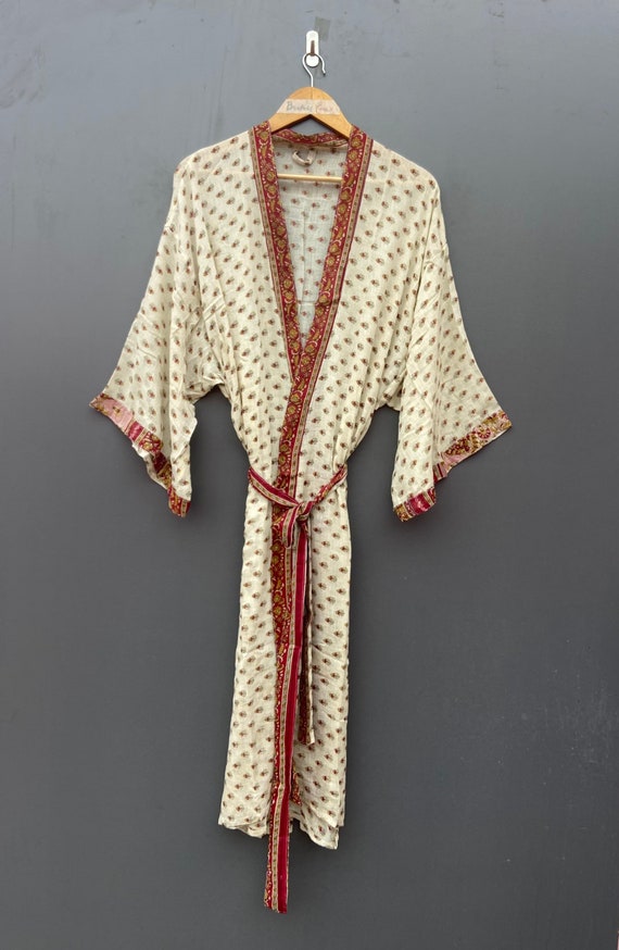cotton sari robe
