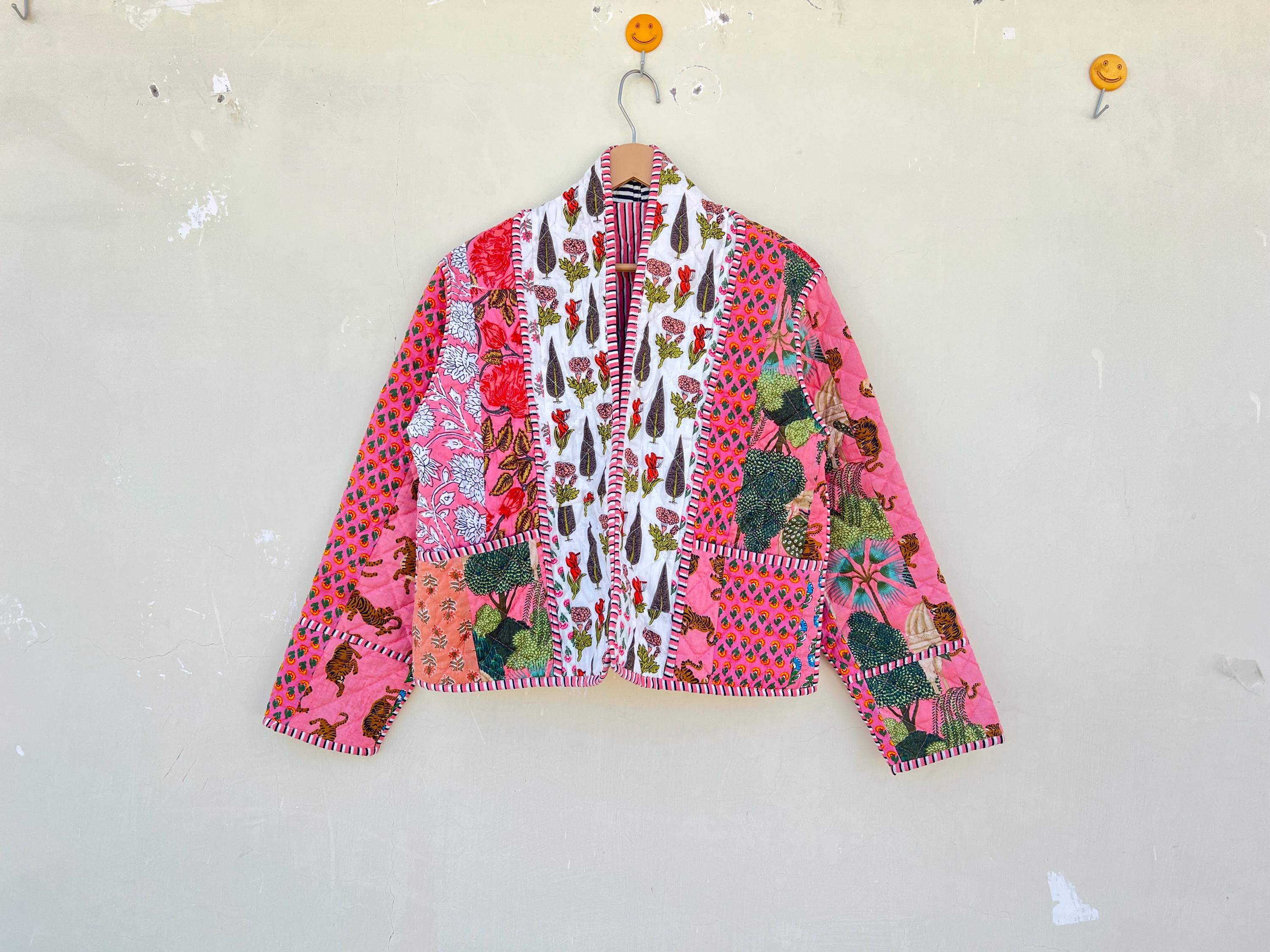 ファッション/通販 Vintage 花柄 リバーシブル ジャケット デザイン