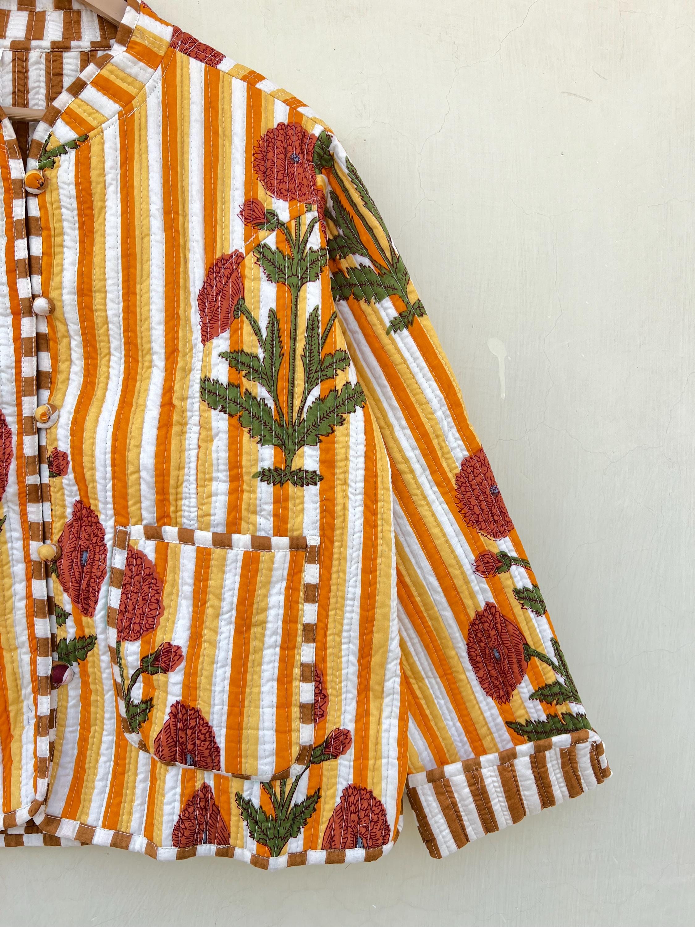 ジャケット・アウター ameri INDIA INDIA BLOCK PRINT JACKET