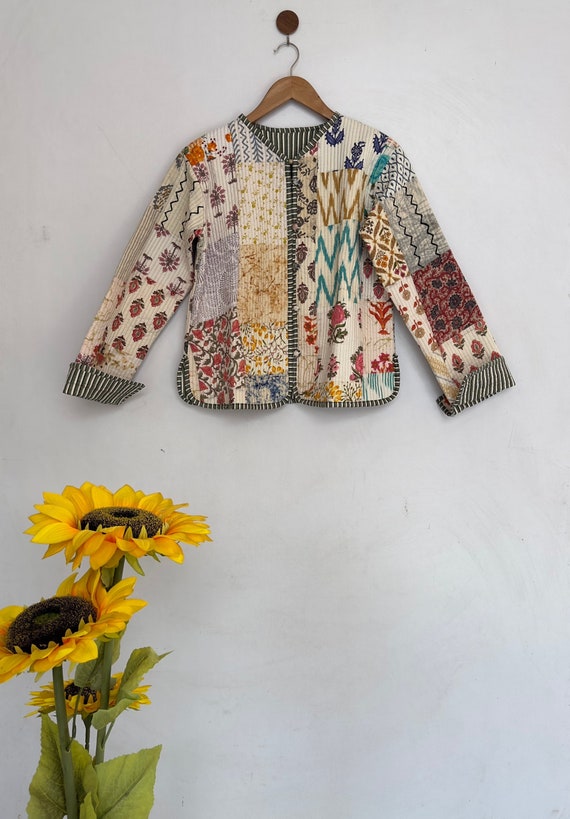 Unisex Handmade Patchwork Winter Jacket