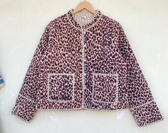 Handmade Velvet Leopard Print Kimono Jacket - Short Cardigan - Etsy