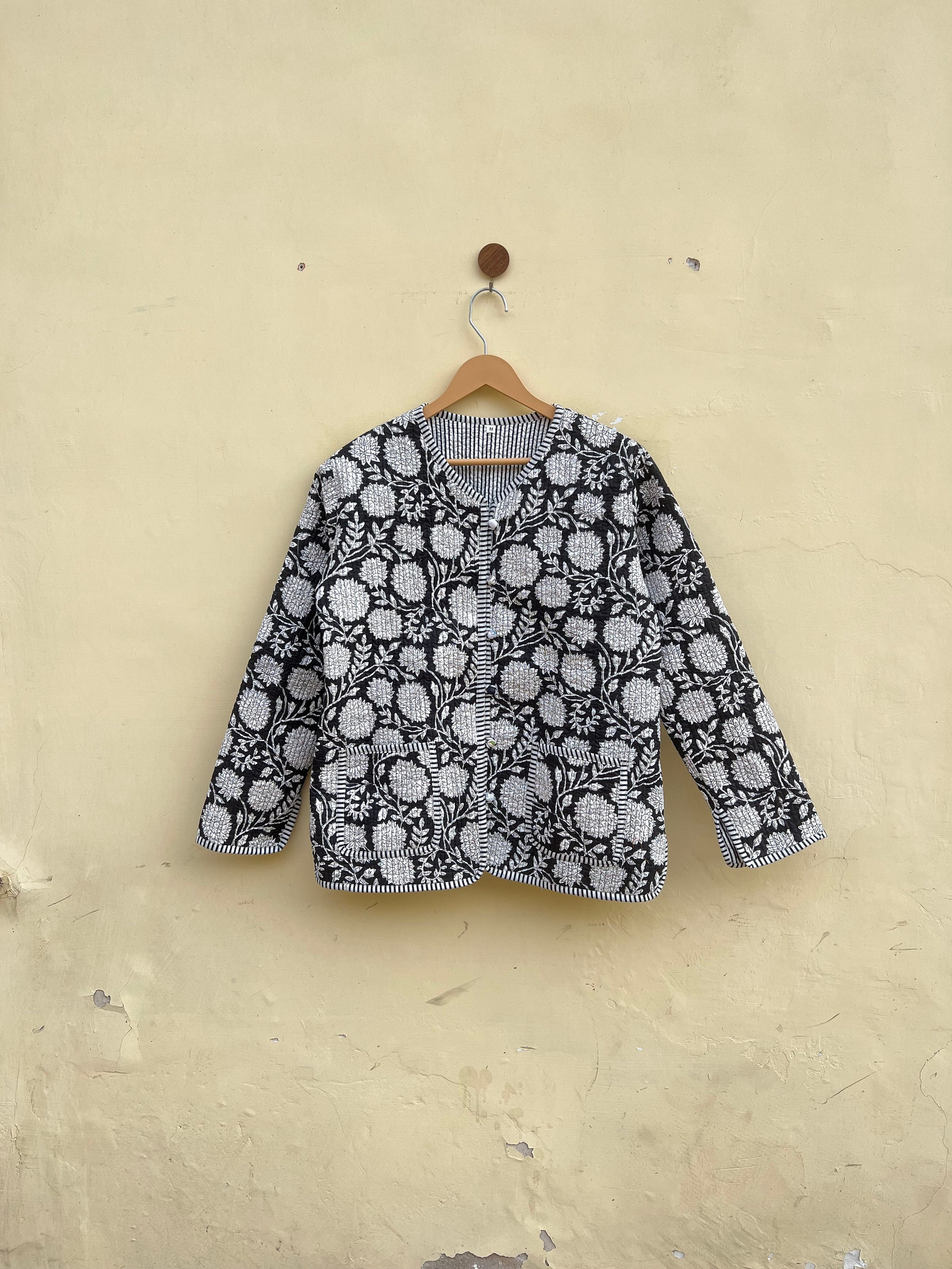 アメリ ヴィンテージ 新品未使用INDIA BLOCK PRINT JACKET