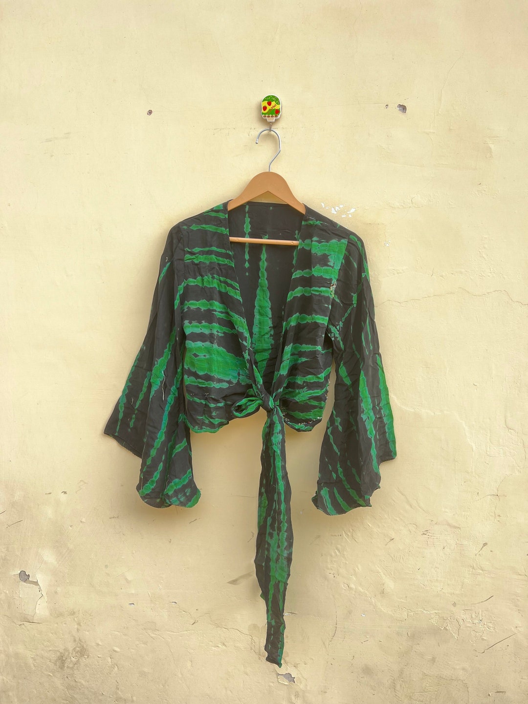 Tie-Dye Crop Top - Green