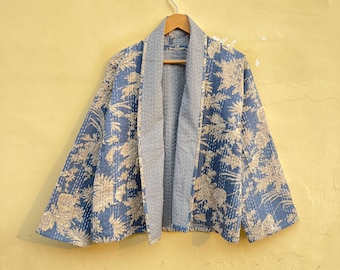 L'assortiment d'Etsy, Vêtements pour femmes, Meilleure vente, Veste Kantha Robe kimono, Produit populaire actuellement, Veste courte Kantha, Livraison express, Vestes kimono matelassées